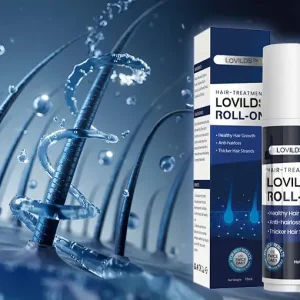 Put an end to hair loss with LOVILDS™ Rollerball Serum