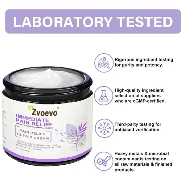 Zvoevo® Magnesium Pain Relief Cream 9 Zvoevo® Magnesium Pain Relief Cream