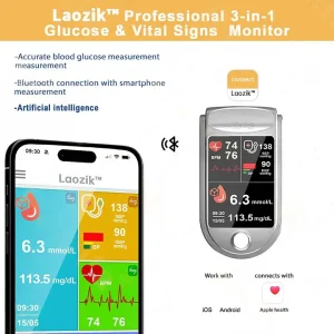 Laozik™ Professional 3-in-1 Blood Glucose & Body Health Monitor 22 Laozik™ Professional 3-in-1 Blood Glucose & Body Health Monitor