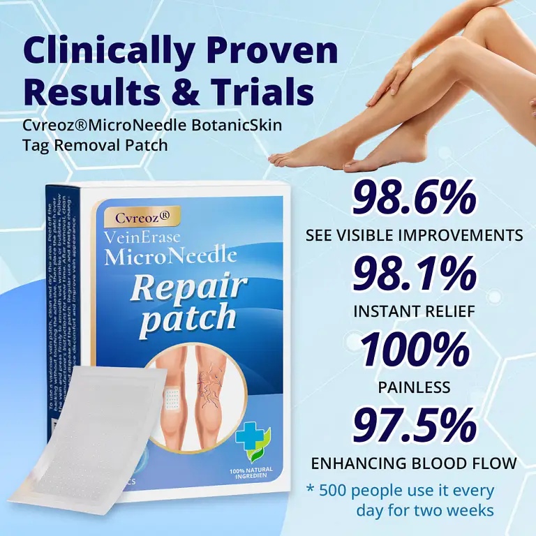Cvreoz® VeinErase MicroNeedle Repair Patch 4 Cvreoz® VeinErase MicroNeedle Repair Patch