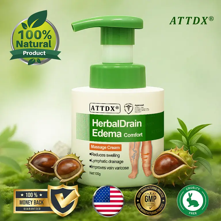 ATTDX® HerbalDrain Edema Comfort Massage Cream 1 ATTDX® HerbalDrain Edema Comfort Massage Cream