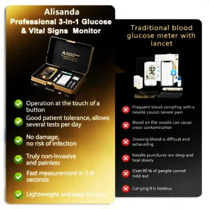 Alisanda™ 3-in-1 Health Monitor Painless Testing 8 Alisanda™ 3-in-1 Health Monitor Painless Testing